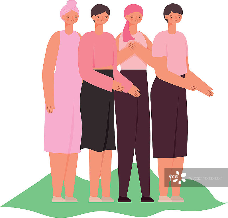 乳腺癌康复者图片素材