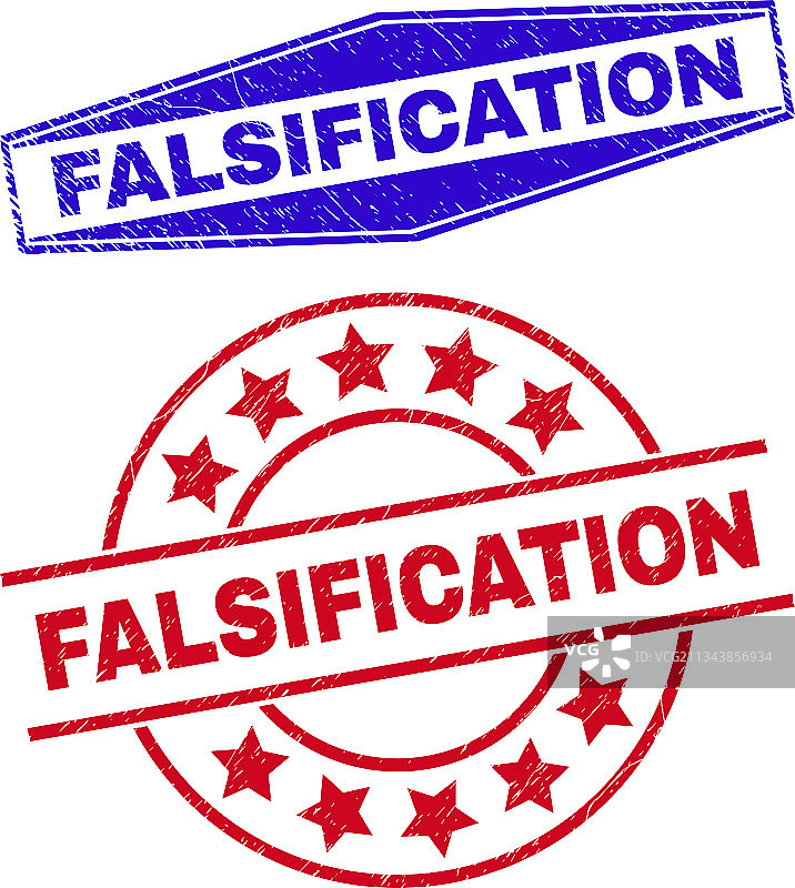 圆形腐蚀的伪造徽章图片素材