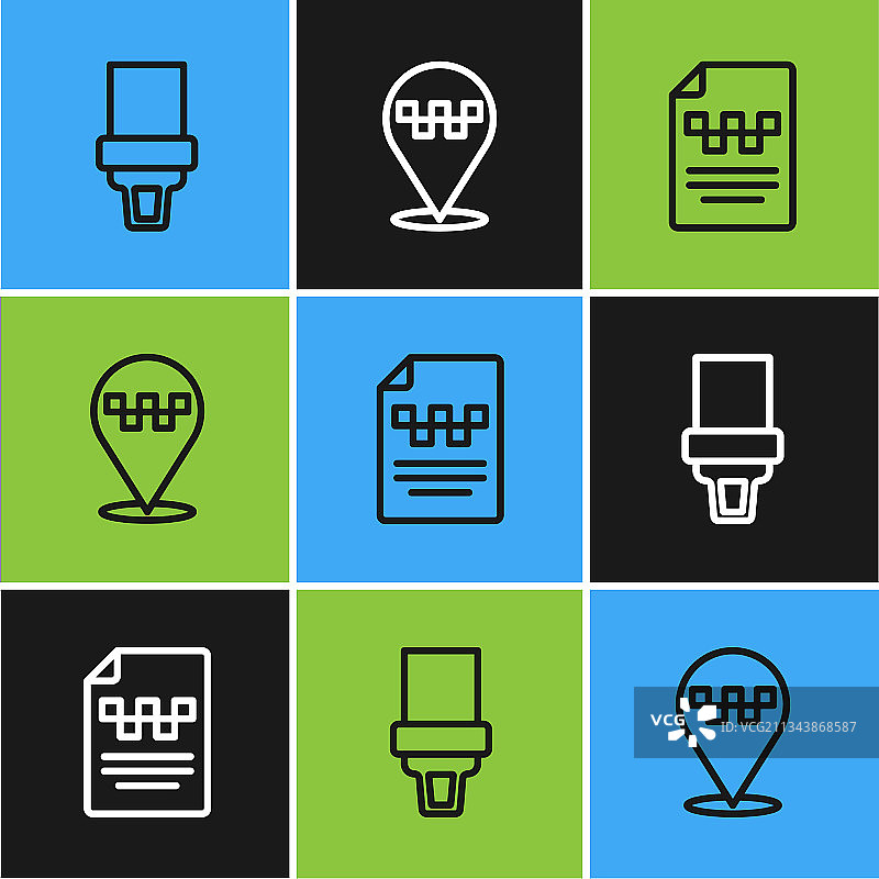 安全带出租车驾驶证保险箱图片素材