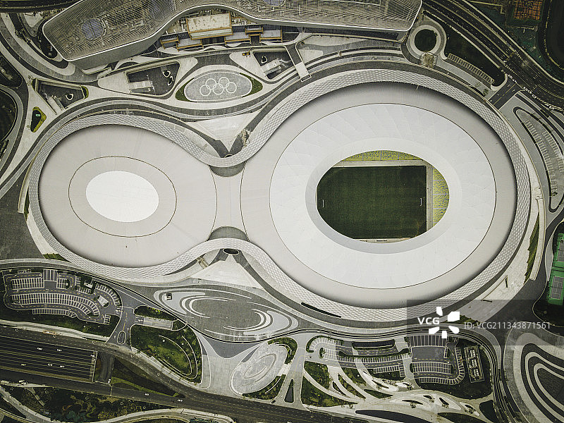 凤凰山体育中心图片素材