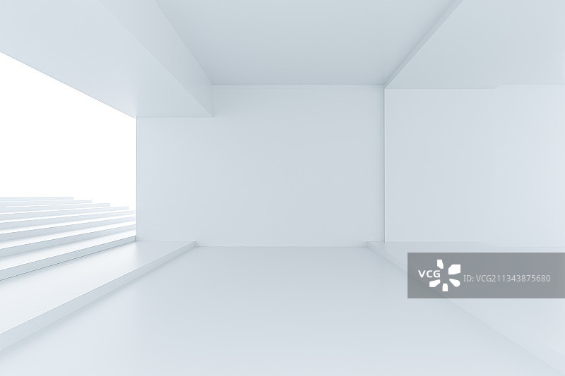 走廊，光，抽象，现代，空的图片素材