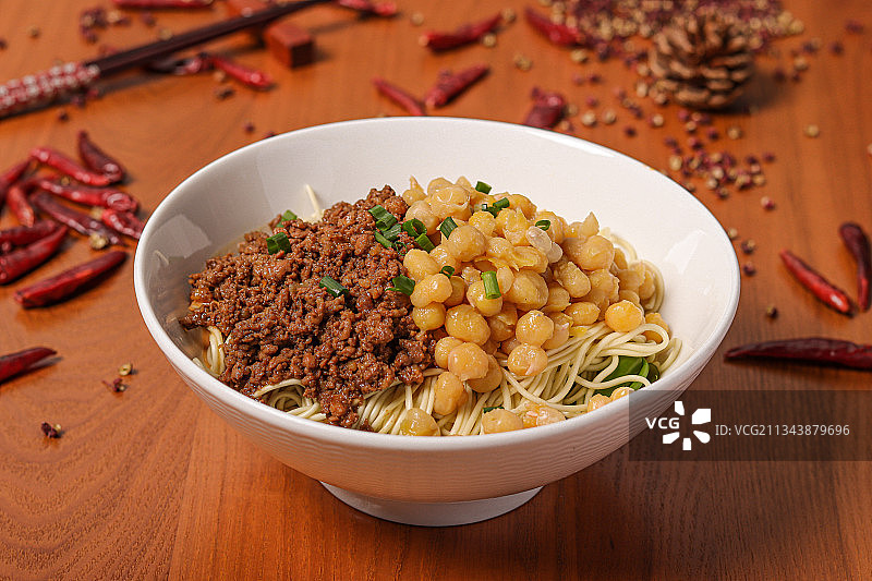 豌杂小面图片素材