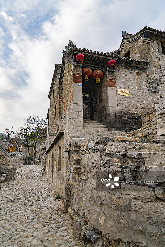 2017-11-12中国，河北省，石家庄市，井陉县，吕家古村图片素材