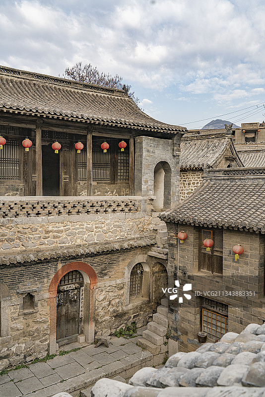 2017-11-12中国，河北省，石家庄市，井陉县，吕家古村图片素材