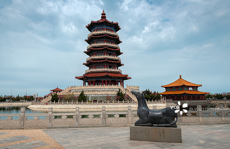 山东蓬莱阁图片素材