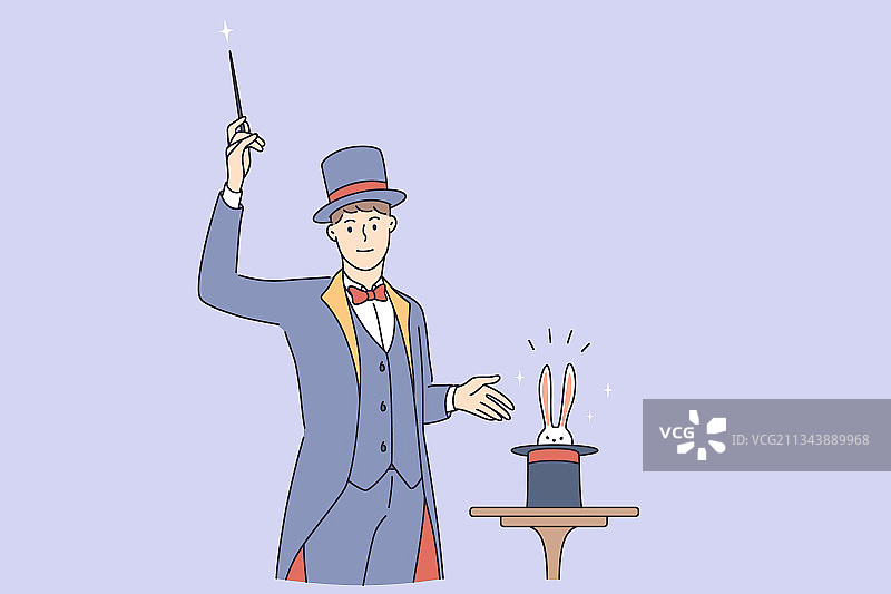 魔术师表演魔术图片素材