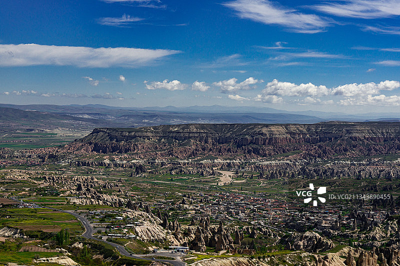 鸟瞰卡帕多奇亚图片素材
