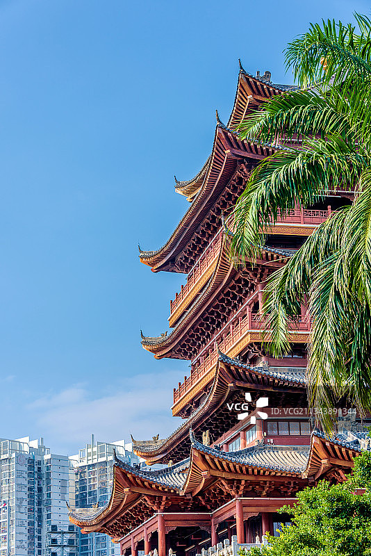 中国广西南宁邕江畅游阁图片素材