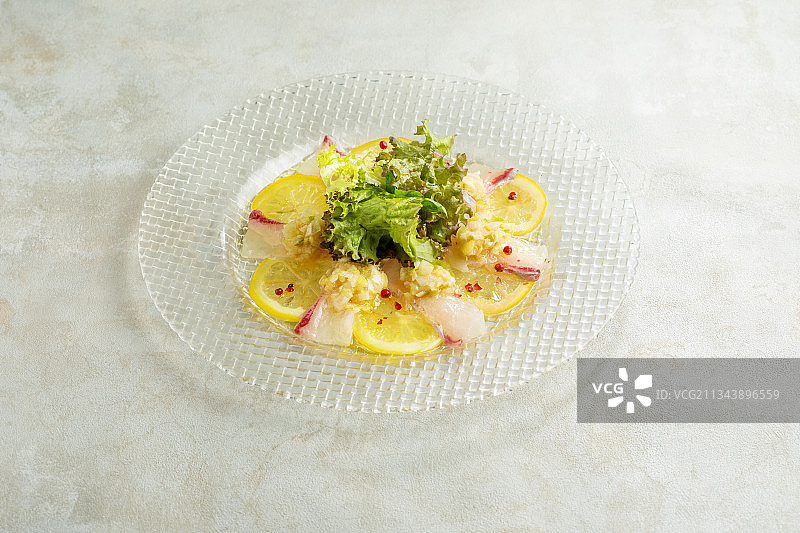 琥珀鱼薄片图片素材