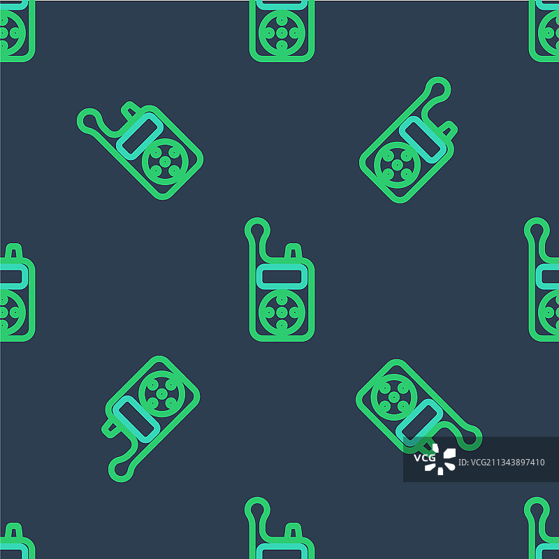 对讲机线条图标图片素材