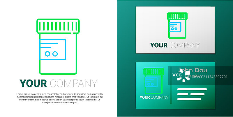 药瓶和药丸图标线条画图片素材