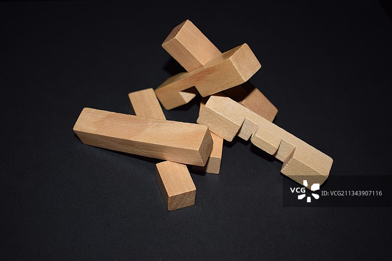 鲁班锁图片素材