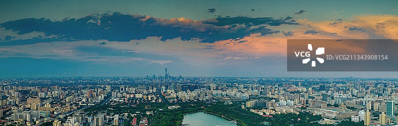 俯瞰京城风貌图片素材