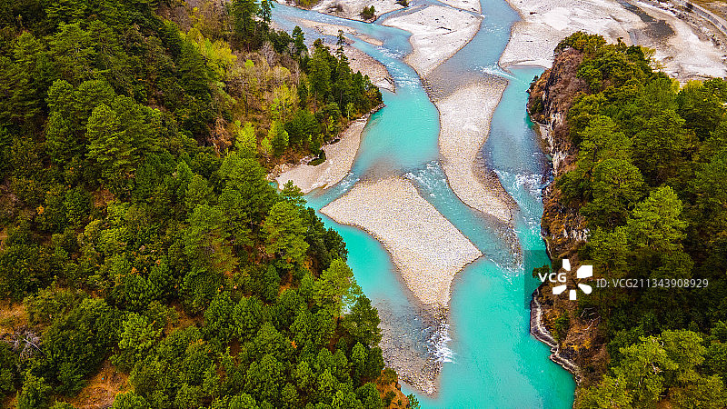 易贡湖图片素材