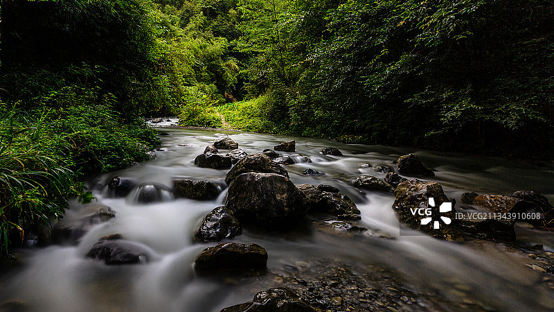 仙女山仙女谷慢门图片素材
