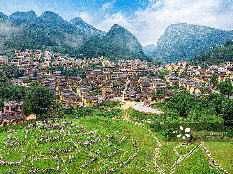 荔波瑶山古寨图片素材