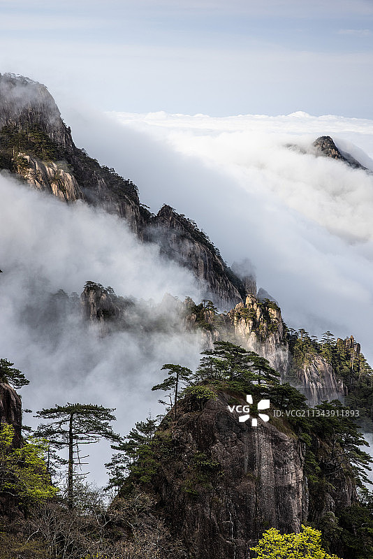 始信峰云海图片素材