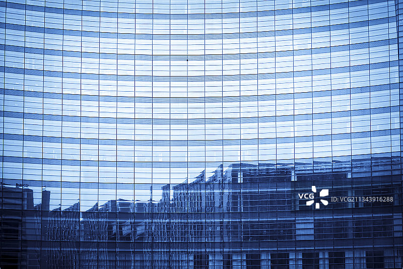 城市办公楼建筑局部景观和外墙玻璃图片素材