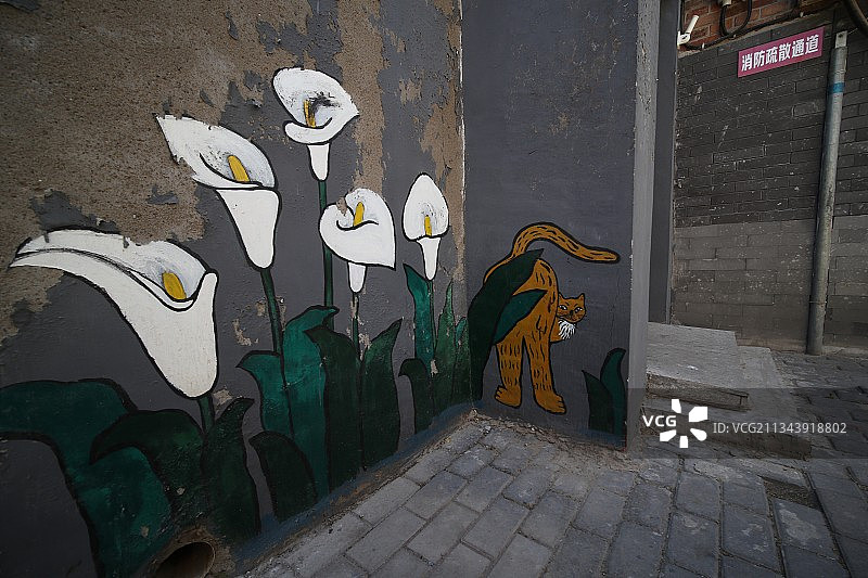 北京九湾胡同图片素材