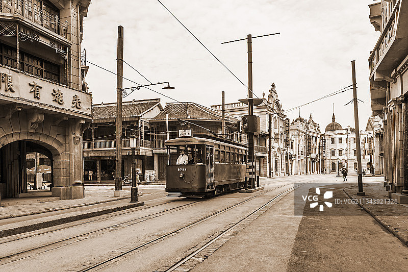 上海老照片图片素材