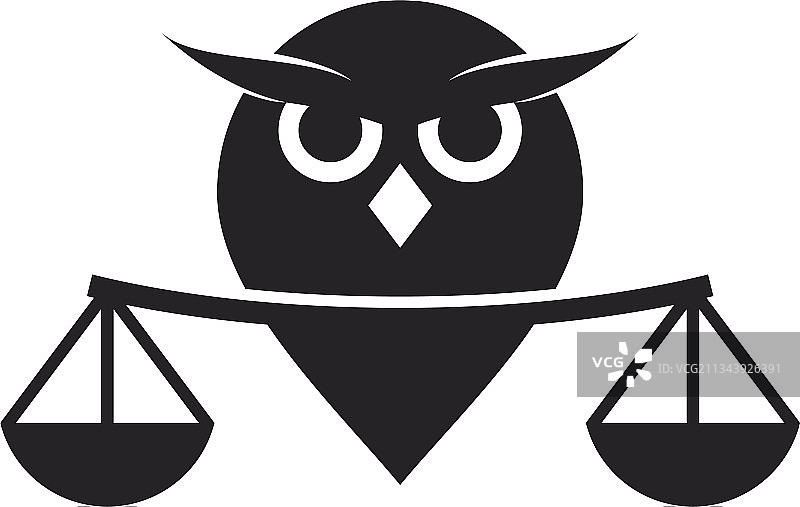 猫头鹰律师事务所logo图片素材
