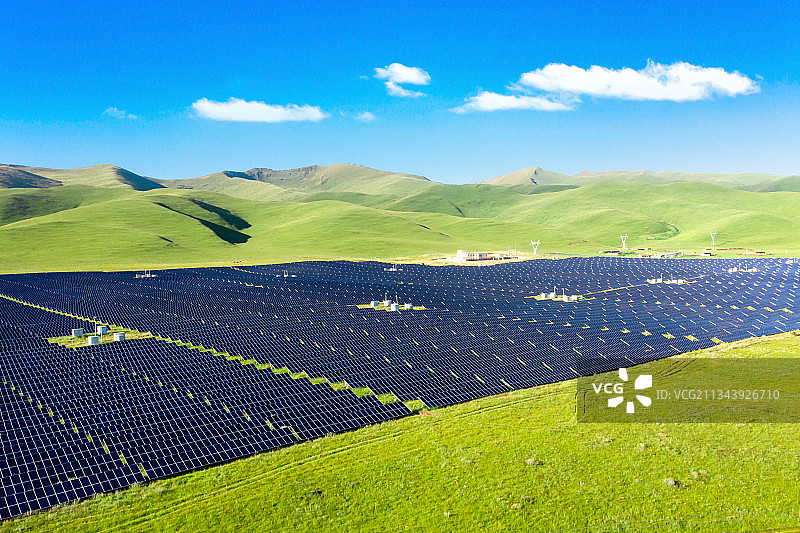 太阳能发电站图片素材