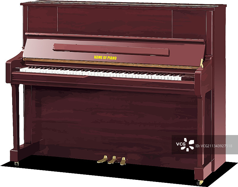 3D立式钢琴图片素材