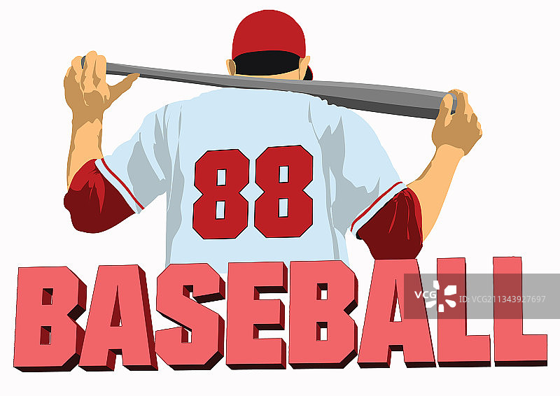 棒球运动员海报图片素材