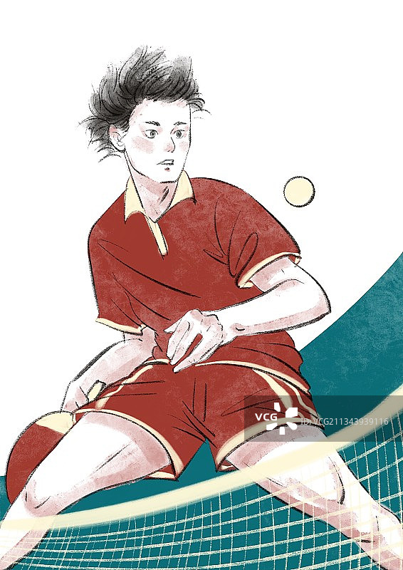 乒乓球图片素材