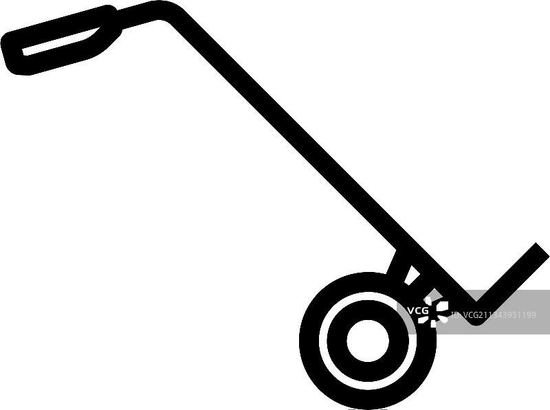 仓库手推车图标图片素材