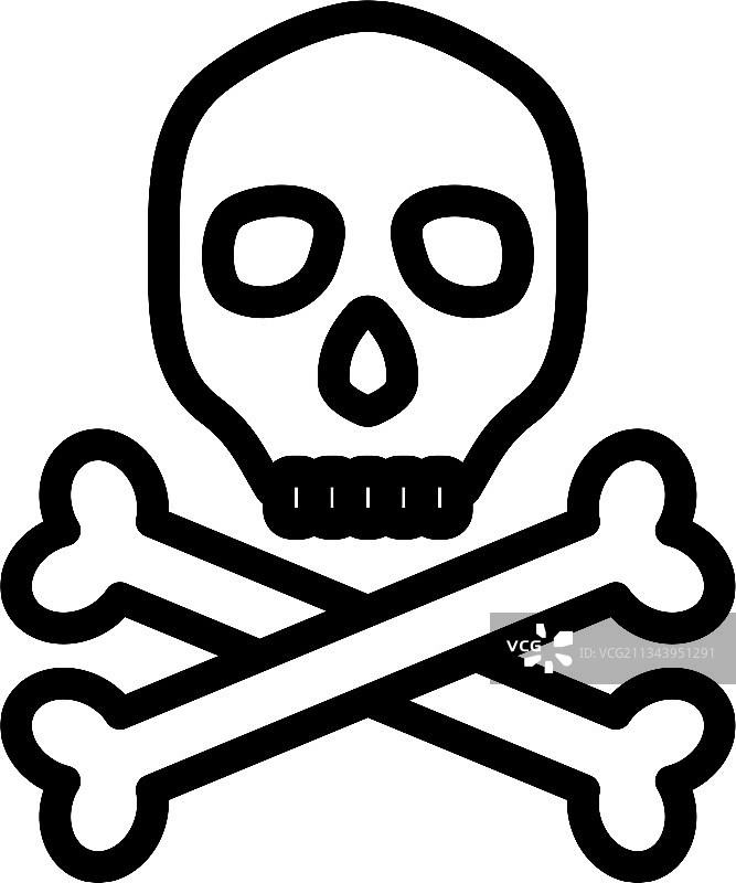 毒物标志图标图片素材