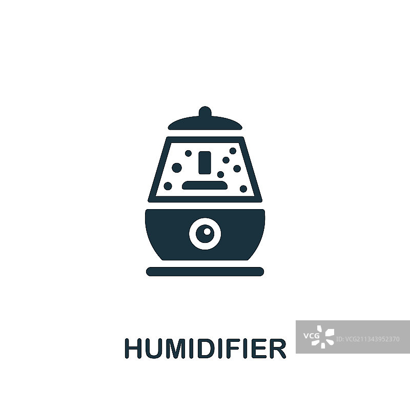 加湿器单色图标图片素材