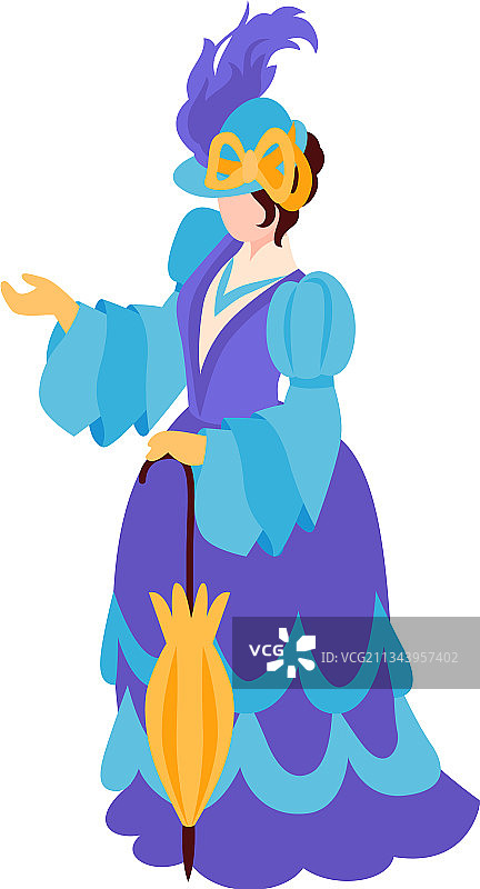 维多利亚时代的时尚图标图片素材