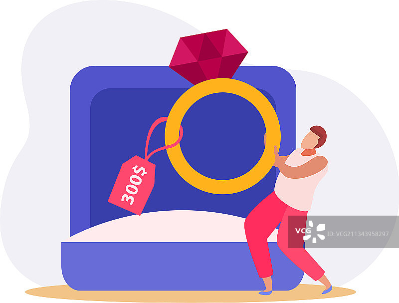 扁平风格的典当行图标图片素材