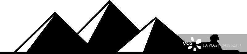 埃及金字塔地标图片素材