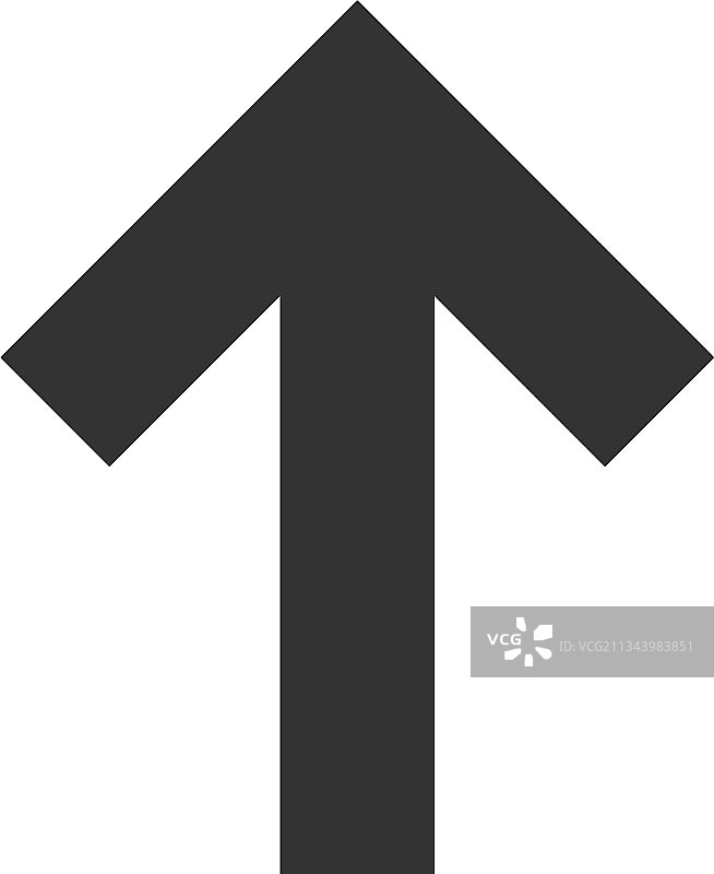 向上箭头扁平图标图片素材