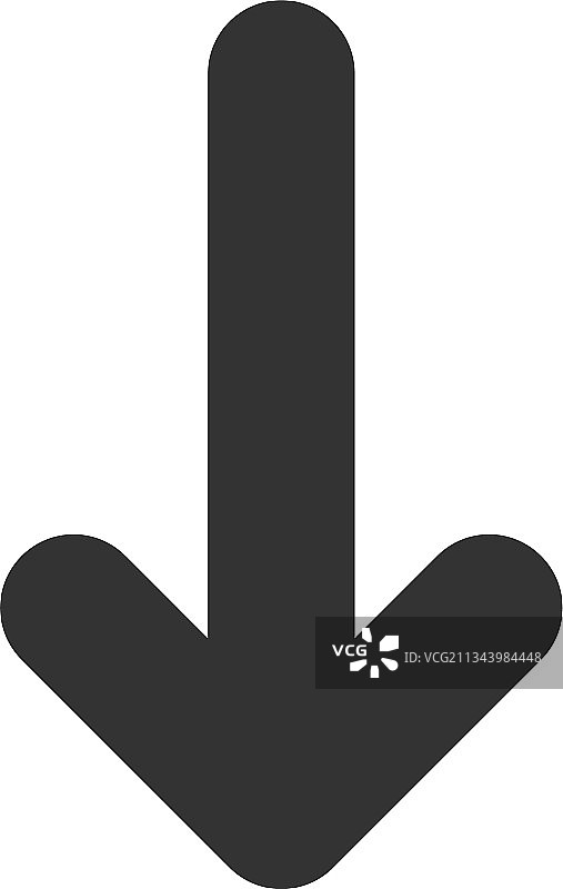 向下移动扁平图标图片素材