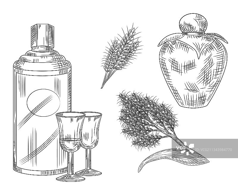 中国白酒传统中式酒精图片素材