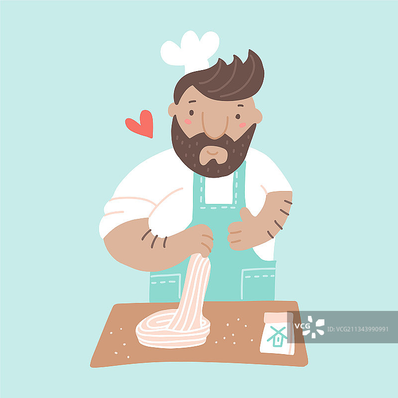 餐厅大师烹饪意大利面图片素材