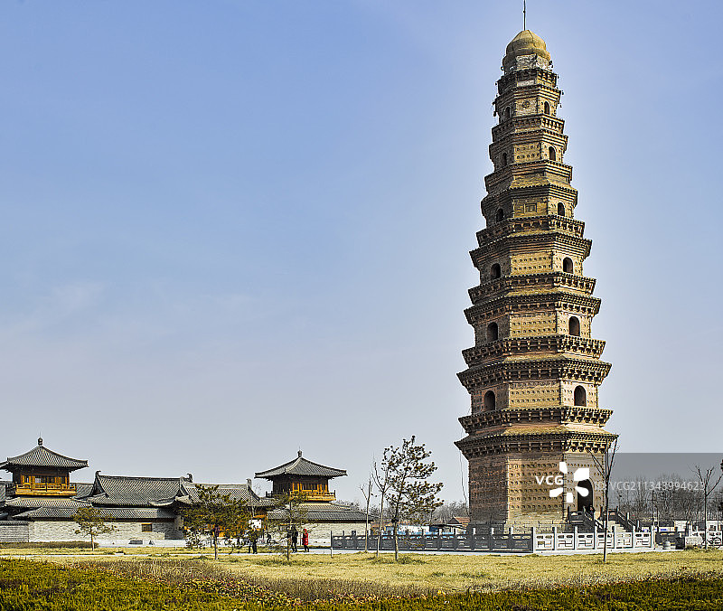 中国河南省安阳市滑县明福寺塔图片素材