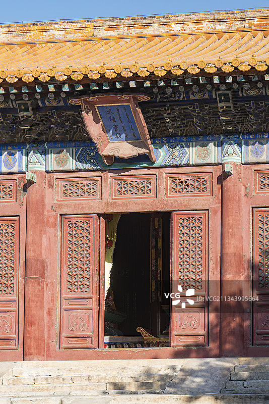 中国河北省保定市清西陵永福寺图片素材