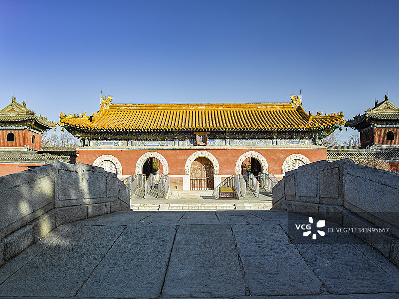 中国河北省保定市清西陵永福寺图片素材
