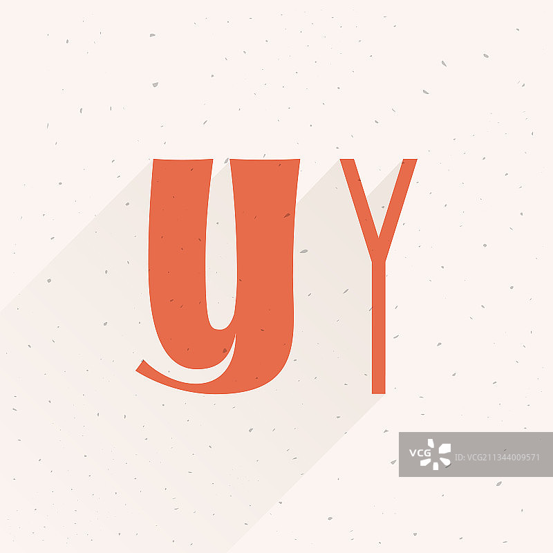 趣味字母Y标志设计图片素材