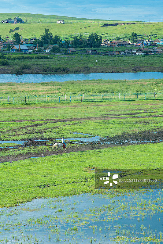 中俄边境小镇——室韦图片素材