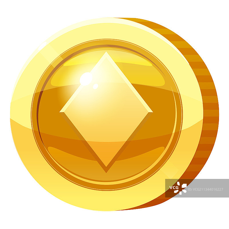 金质纪念币铃鼓象征金质token图片素材