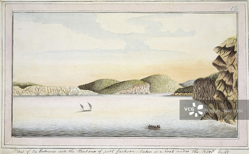 18世纪的杰克逊港图片素材