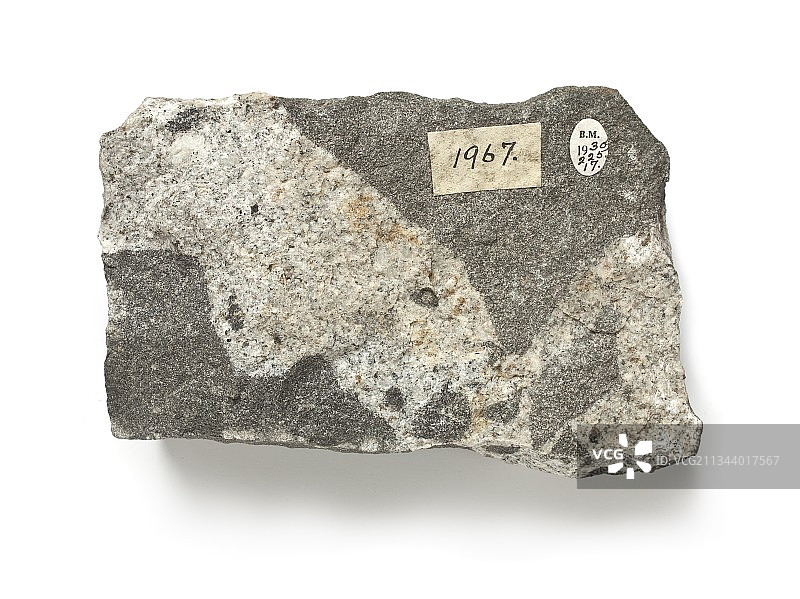 细花岗岩侵入闪长岩图片素材