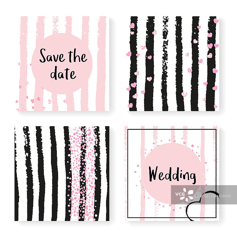 魅力五彩纸屑条纹圣诞艺术黑色发光图片素材