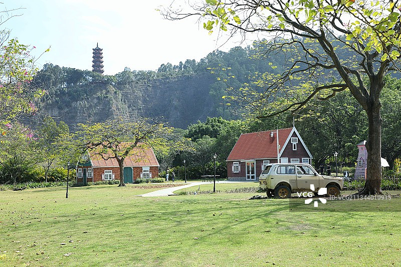 广州南沙天后宫-滨海公园(天后路)图片素材