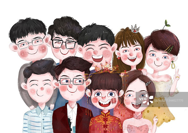 我的小伙伴们图片素材